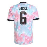 Camiseta Bélgica Axel Witsel #6 Segunda Equipación Replica Mundial 2026 mangas cortas